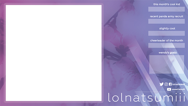 Natsumiii Stream Overlay